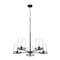 Z-Lite Callista 5 Light Chandelier, Matte Black & Clear 3032-5MB - alternate 7